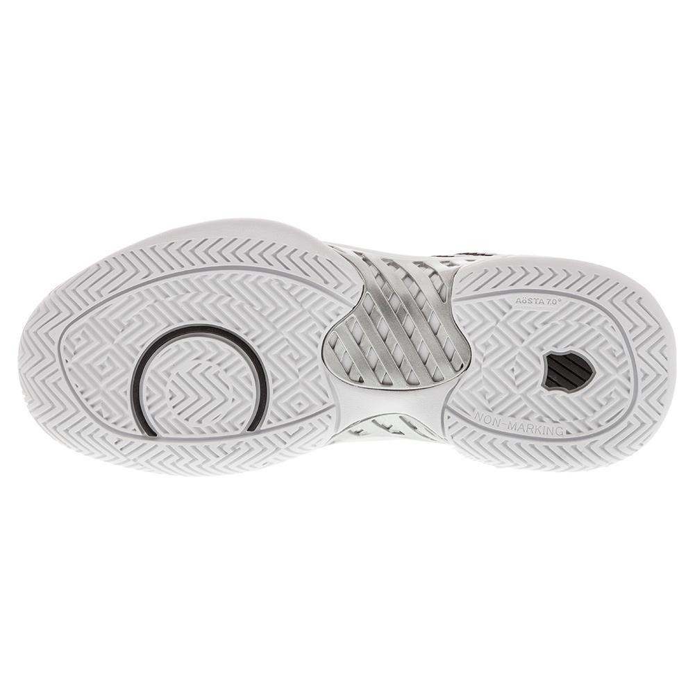 Women`s Hypercourt Express 2 Tennis Shoes Black and White Footwear K-Swiss