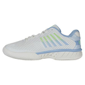 Women`s Hypercourt Express 2 Tennis Shoes Lucent White and Dutch Canal Footwear K-Swiss