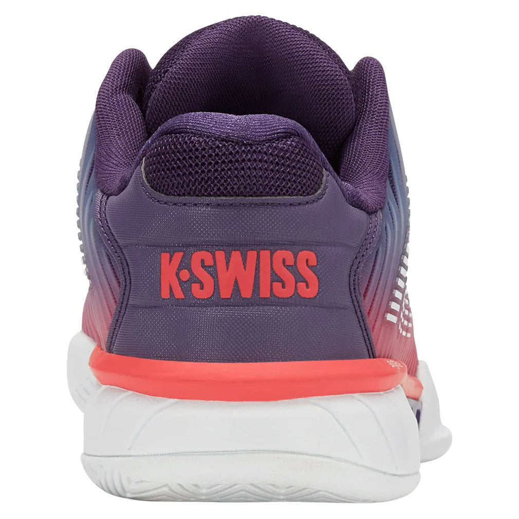 Women`s Hypercourt Express 2 Tennis Shoes Purple Plumeria and White Footwear K-Swiss