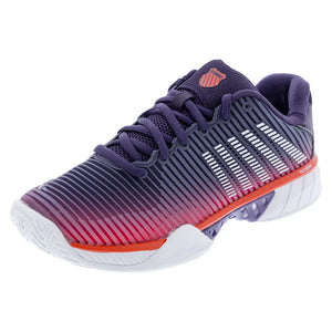 Women`s Hypercourt Express 2 Tennis Shoes Purple Plumeria and White Footwear K-Swiss