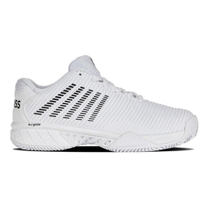 Women's Hypercourt Express 2 Clay Tennis Shoes White and Black Footwear K-Swiss
