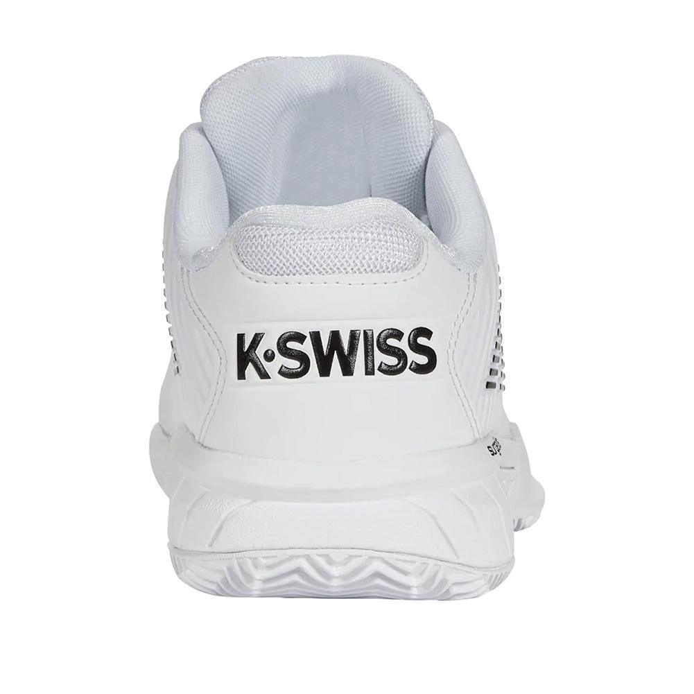 Women's Hypercourt Express 2 Clay Tennis Shoes White and Black Footwear K-Swiss