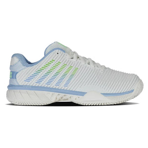 Women`s Hypercourt Express 2 Clay Tennis Shoes Lucent White and Dutch Canal Footwear K-Swiss