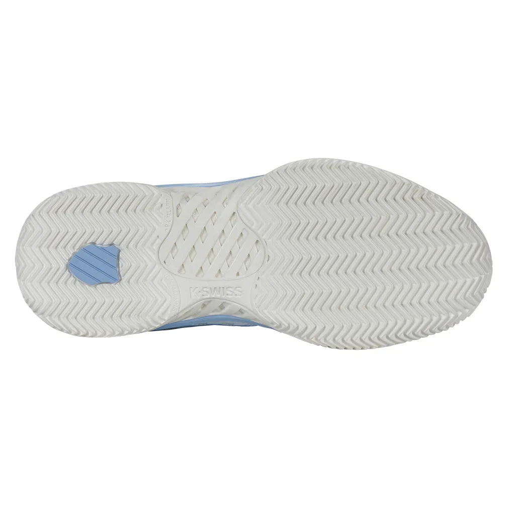 Women`s Hypercourt Express 2 Clay Tennis Shoes Lucent White and Dutch Canal Footwear K-Swiss