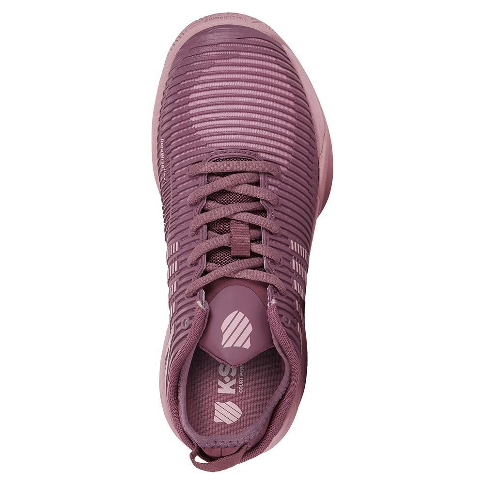 Women's Hypercourt Supreme Tennis Shoes Grape Nectar and Cameo Pink Footwear K-Swiss