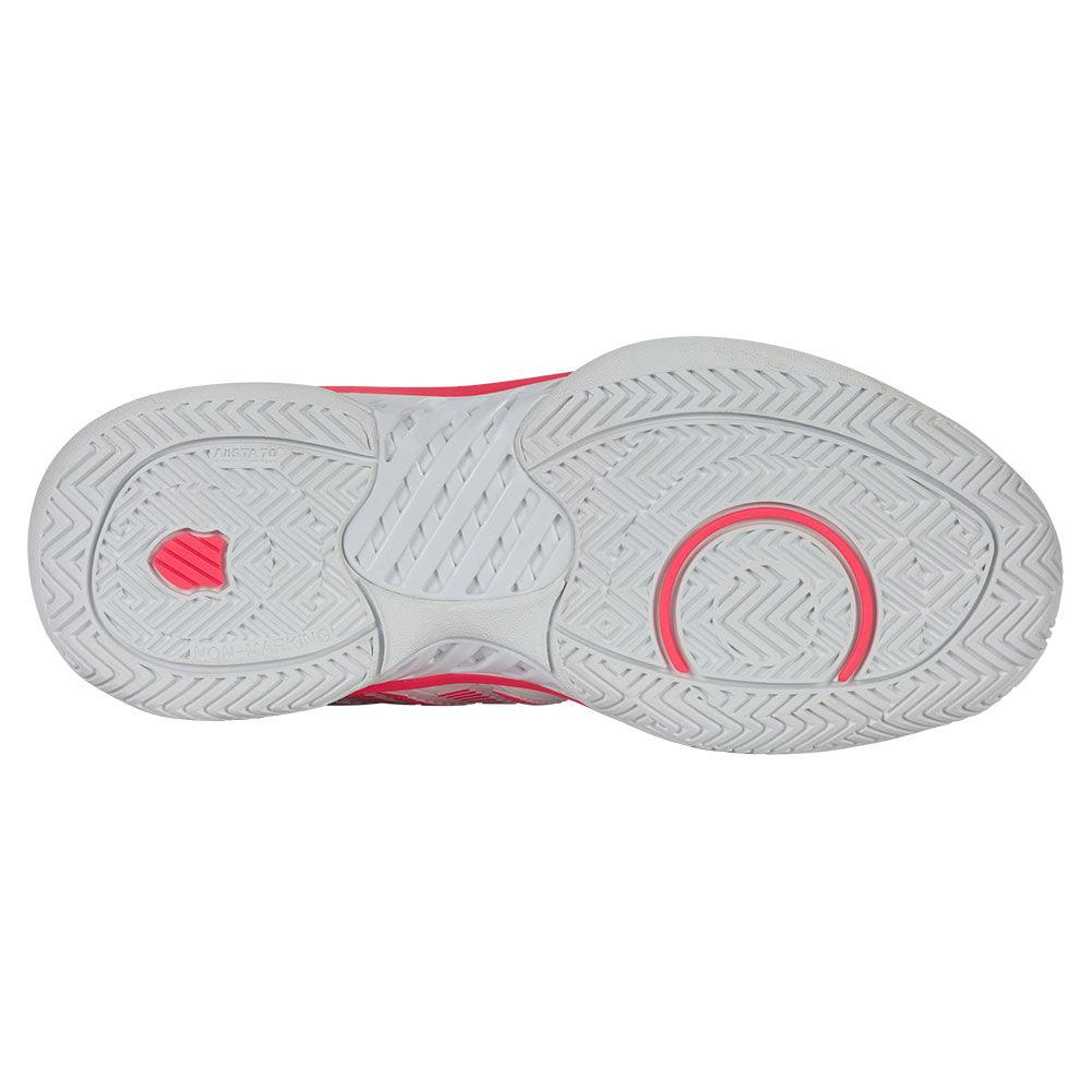 Women`s Hypercourt Express 2 Wide Tennis Shoes White and Orchid Petal Footwear K-Swiss