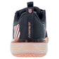 Women`s Ultrashot 3 Tennis Shoes Asphalt and Peach Amber Footwear K-Swiss