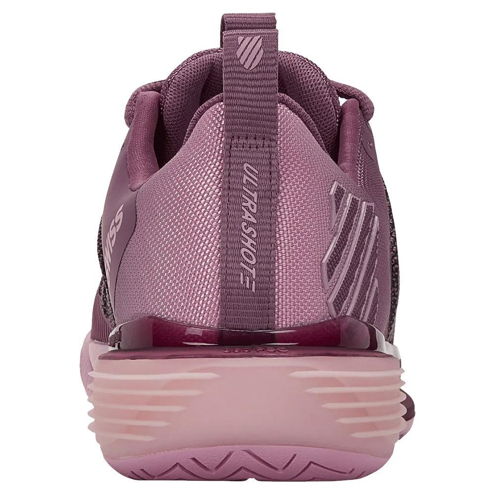 Women's Ultrashot 3 Tennis Shoes Grape Nectar and Cameo Pink Footwear K-Swiss