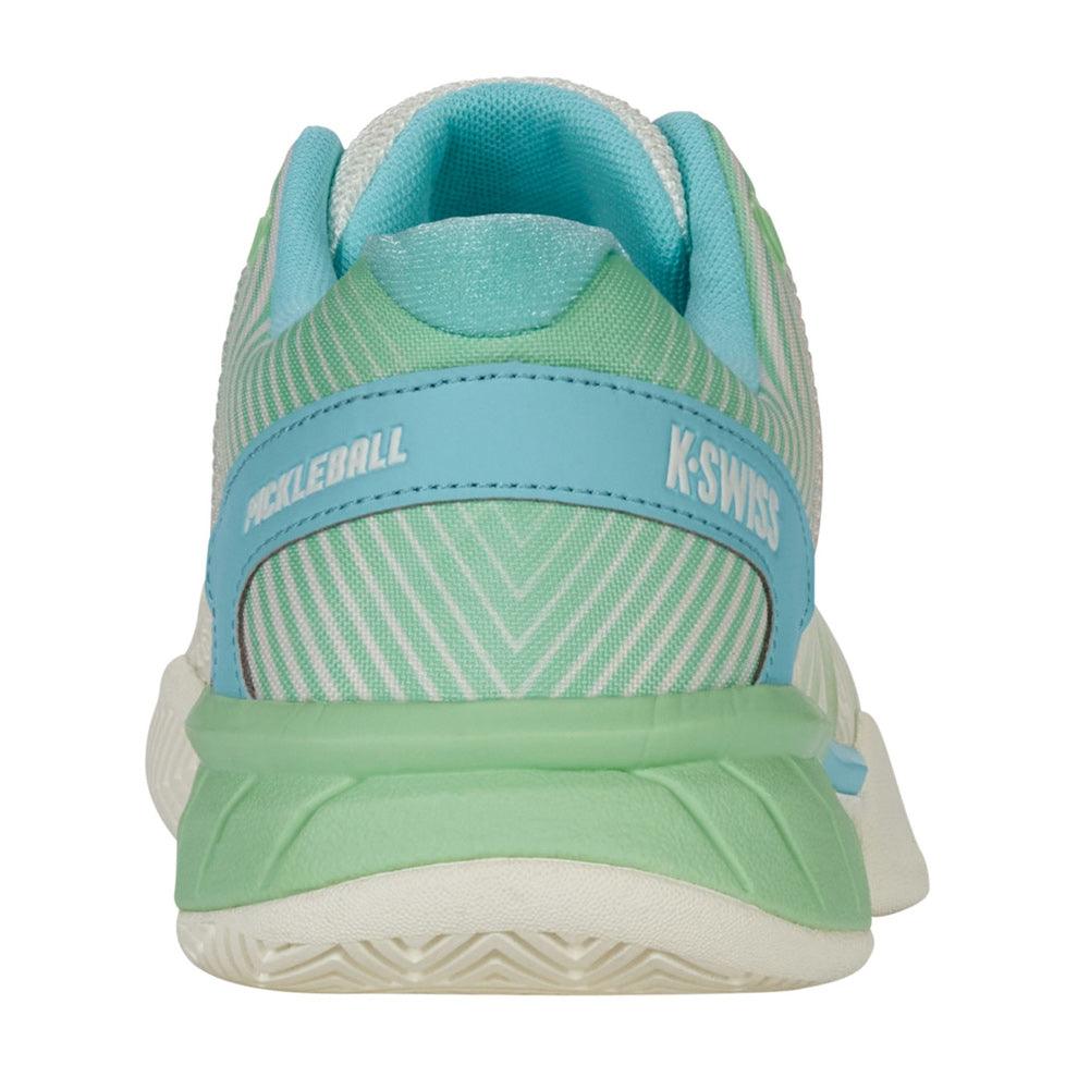 Women`s Express Light Wide Pickleball Shoes Egret and Patina Green Footwear K-Swiss