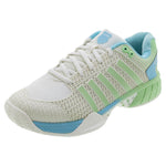 Women`s Express Light Wide Pickleball Shoes Egret and Patina Green Footwear K-Swiss