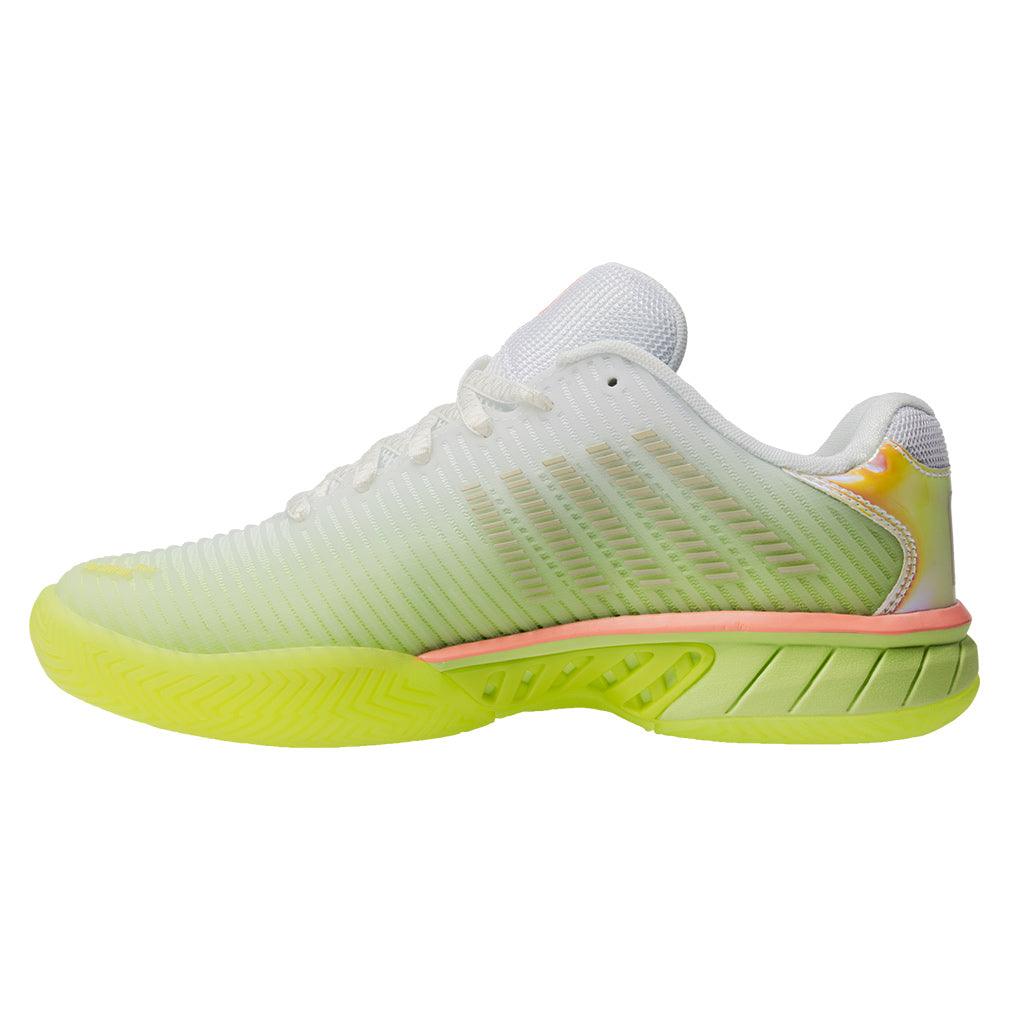 Women`s HyperCourt Express 2 X Lucky in Love Tennis Shoes White and Lemon Frost Footwear K-swiss
