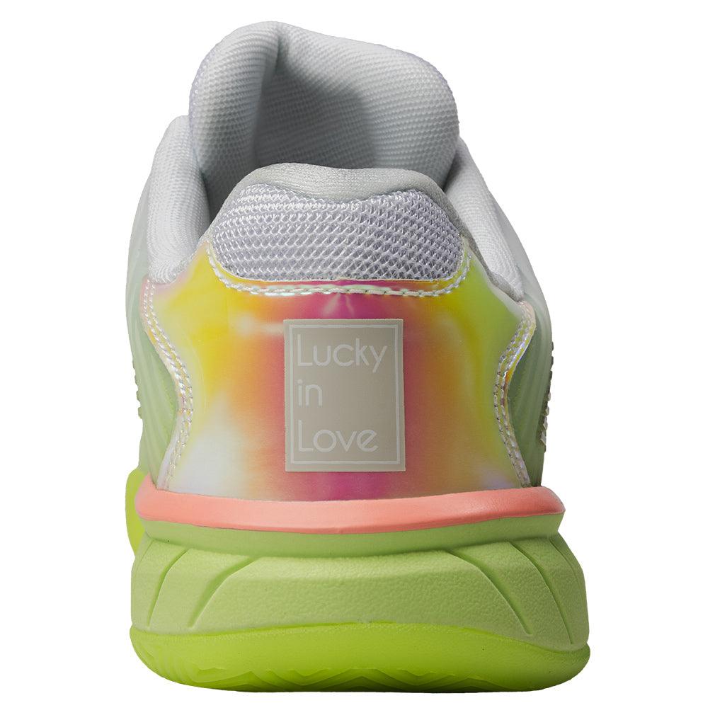 Women`s HyperCourt Express 2 X Lucky in Love Tennis Shoes White and Lemon Frost Footwear K-swiss