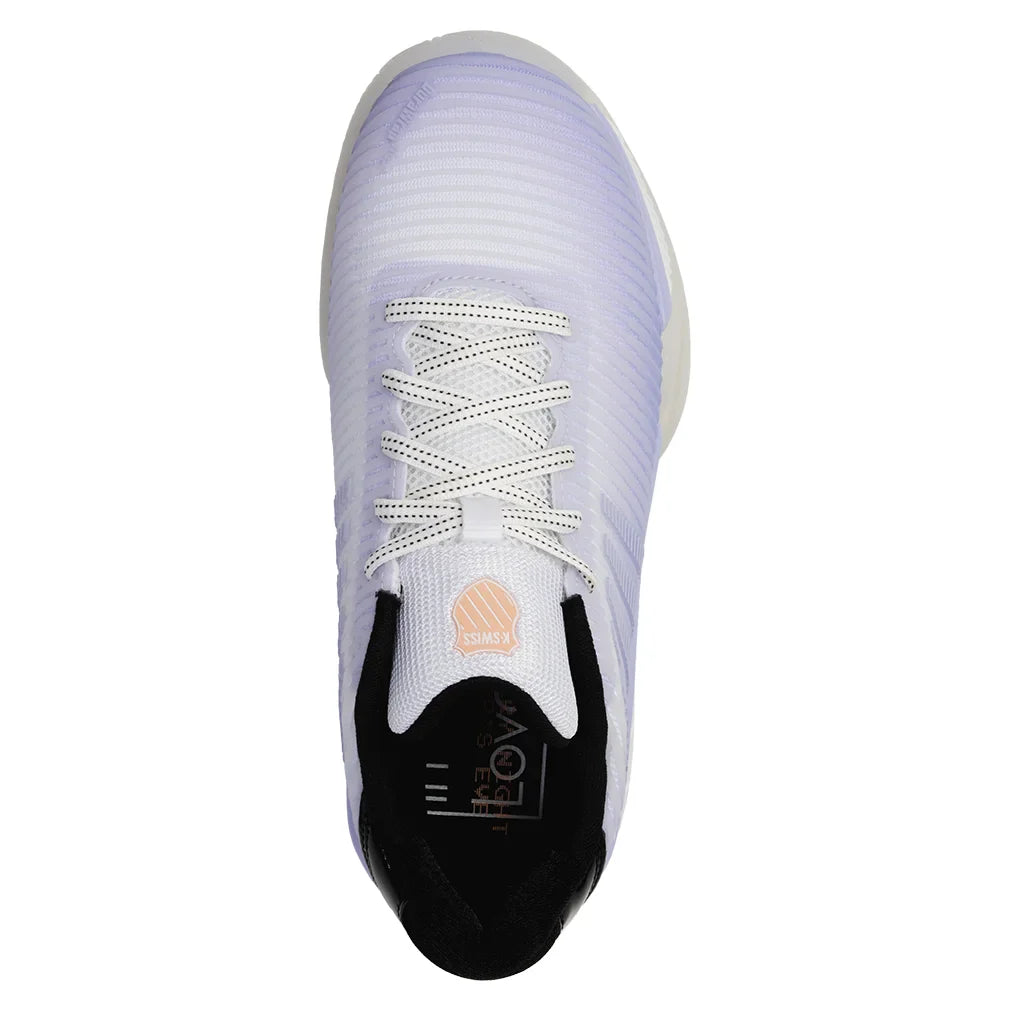 Women`s HyperCourt Express 2 X Lucky in Love Tennis Shoes White and Lilac Footwear K-Swiss