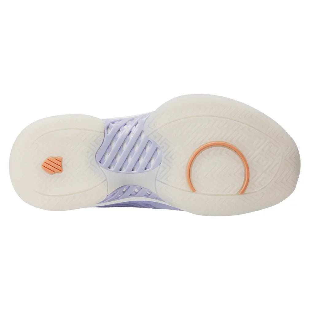 Women`s HyperCourt Express 2 X Lucky in Love Tennis Shoes White and Lilac Footwear K-Swiss