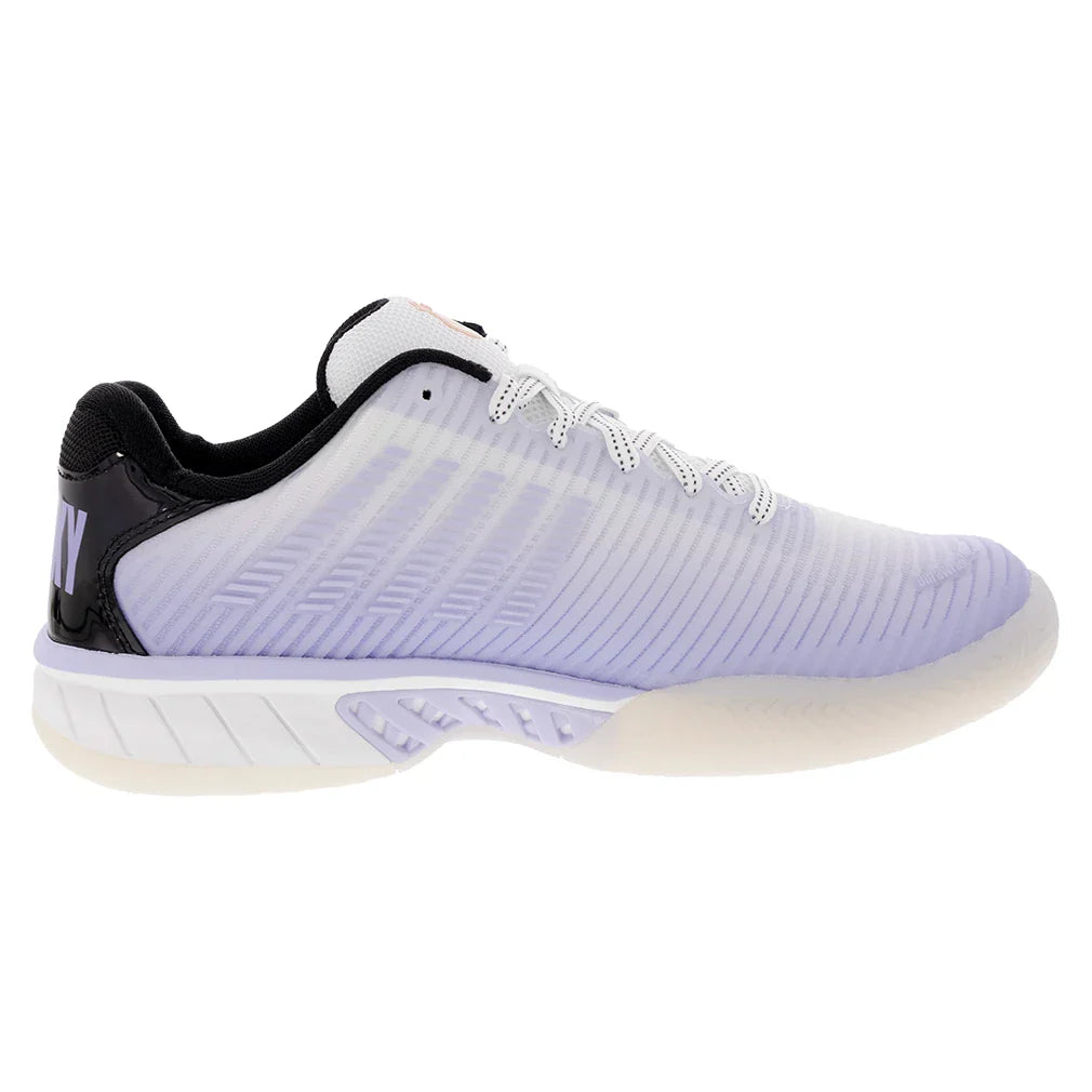 Women`s HyperCourt Express 2 X Lucky in Love Tennis Shoes White and Lilac Footwear K-Swiss