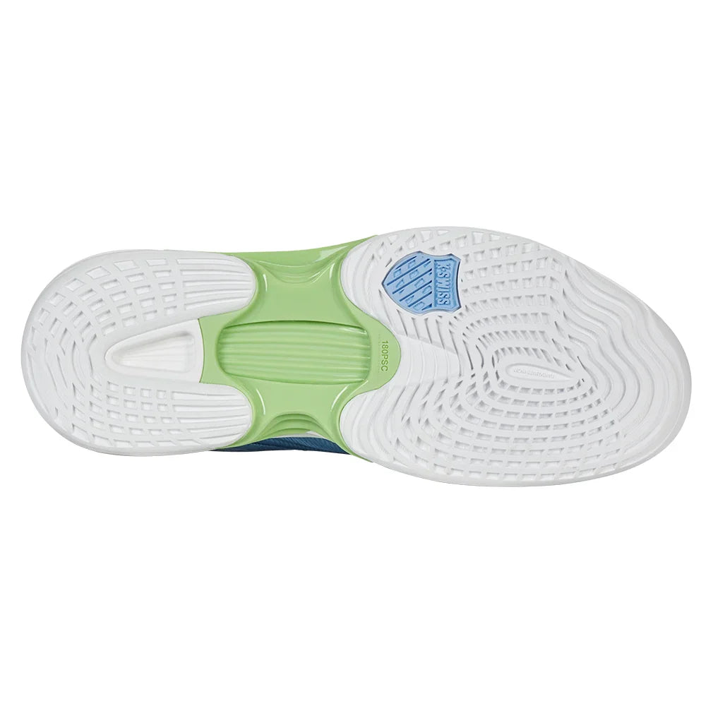 Women`s SpeedTrac Tennis Shoes Lucent White and Dutch Canal Footwear K-Swiss