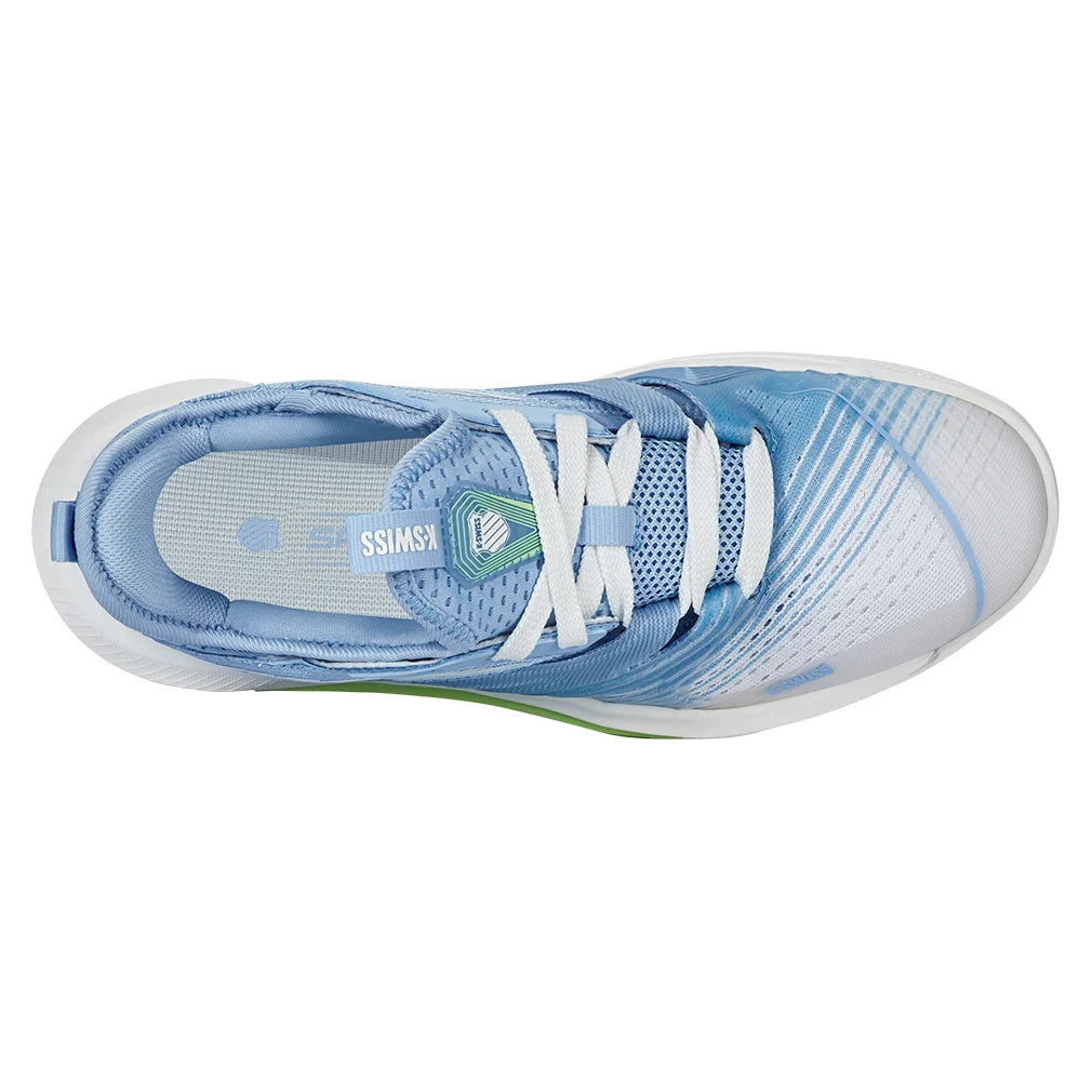 Women`s SpeedTrac Tennis Shoes Lucent White and Dutch Canal Footwear K-Swiss