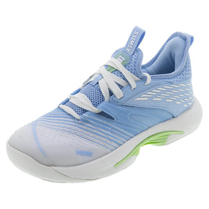 Women`s SpeedTrac Tennis Shoes Lucent White and Dutch Canal Footwear K-Swiss