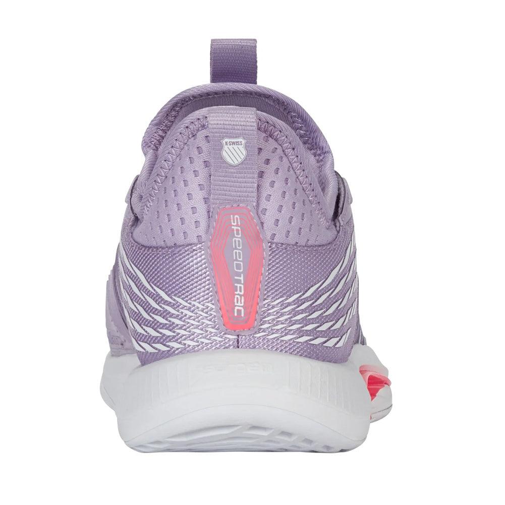 Women`s SpeedTrac Tennis Shoes White and Orchid Petal Footwear K-Swiss
