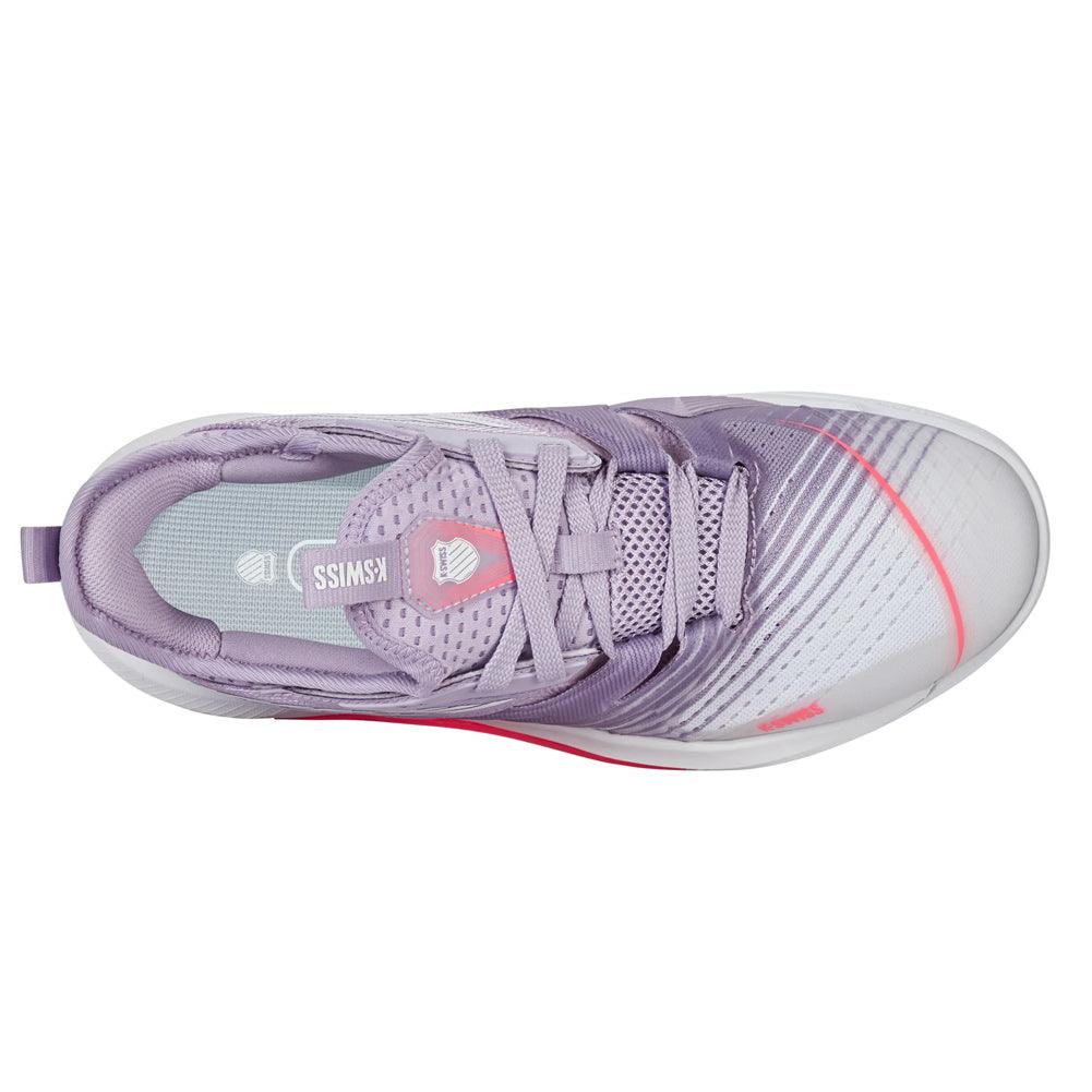 Women`s SpeedTrac Tennis Shoes White and Orchid Petal Footwear K-Swiss