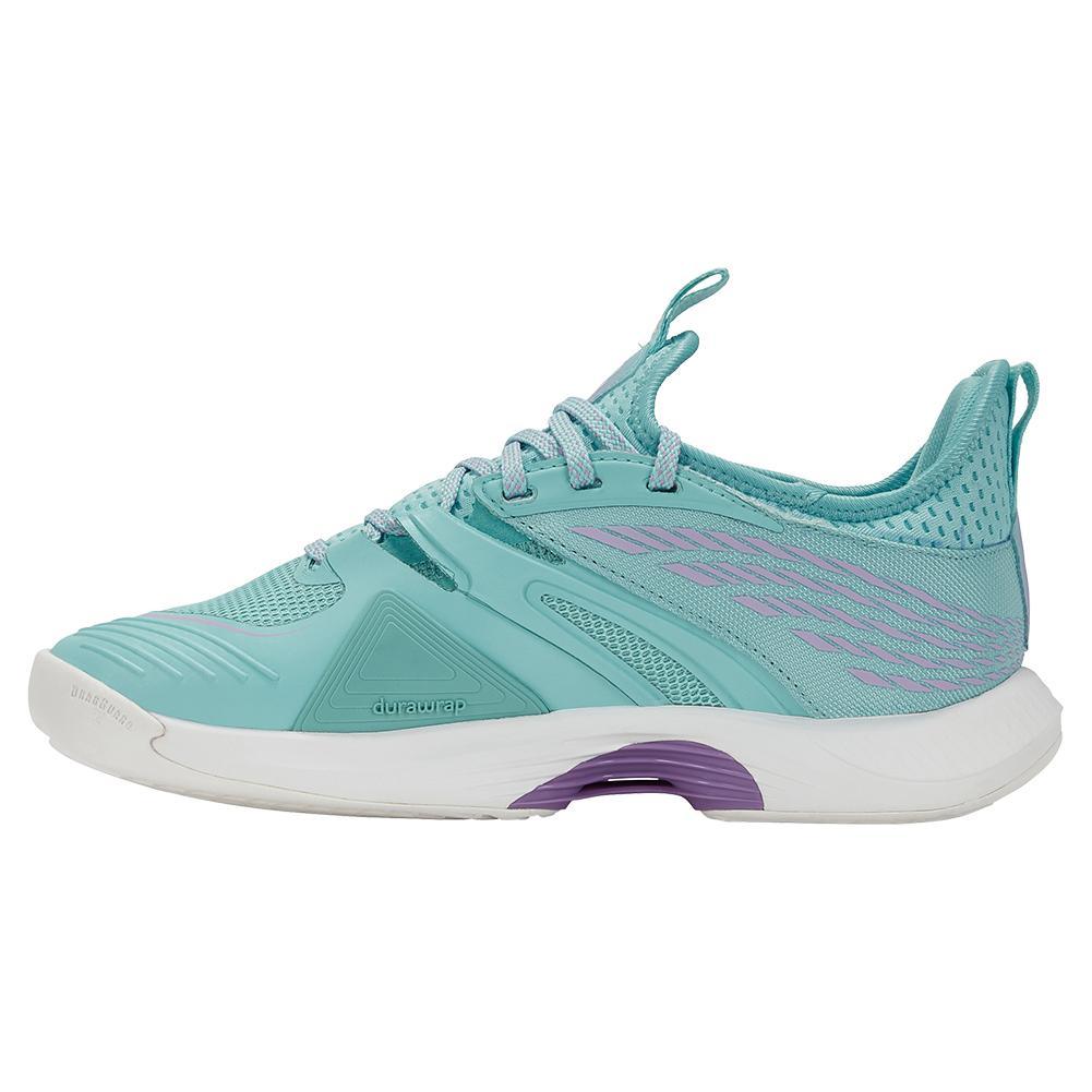 Women's SpeedTrac Tennis Shoes Angel Blue and Brilliant White Footwear K-swiss