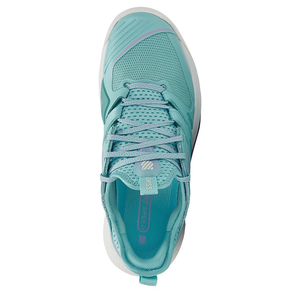 Women's SpeedTrac Tennis Shoes Angel Blue and Brilliant White Footwear K-swiss
