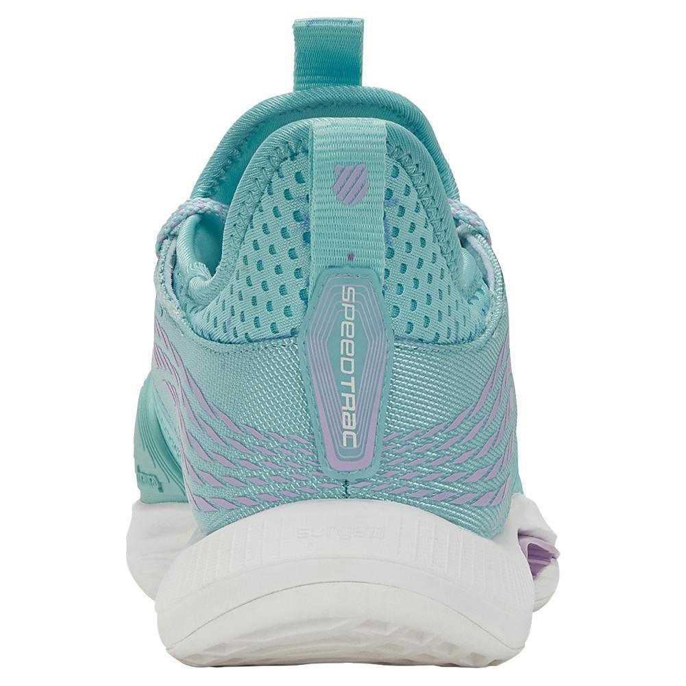 Women's SpeedTrac Tennis Shoes Angel Blue and Brilliant White Footwear K-swiss