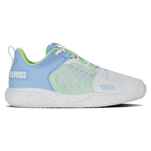 Women`s Ultrashot Team Tennis Shoes White and Dutch Canal Footwear K-Swiss
