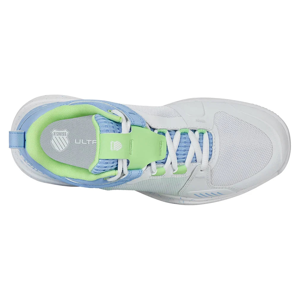 Women`s Ultrashot Team Tennis Shoes White and Dutch Canal Footwear K-Swiss