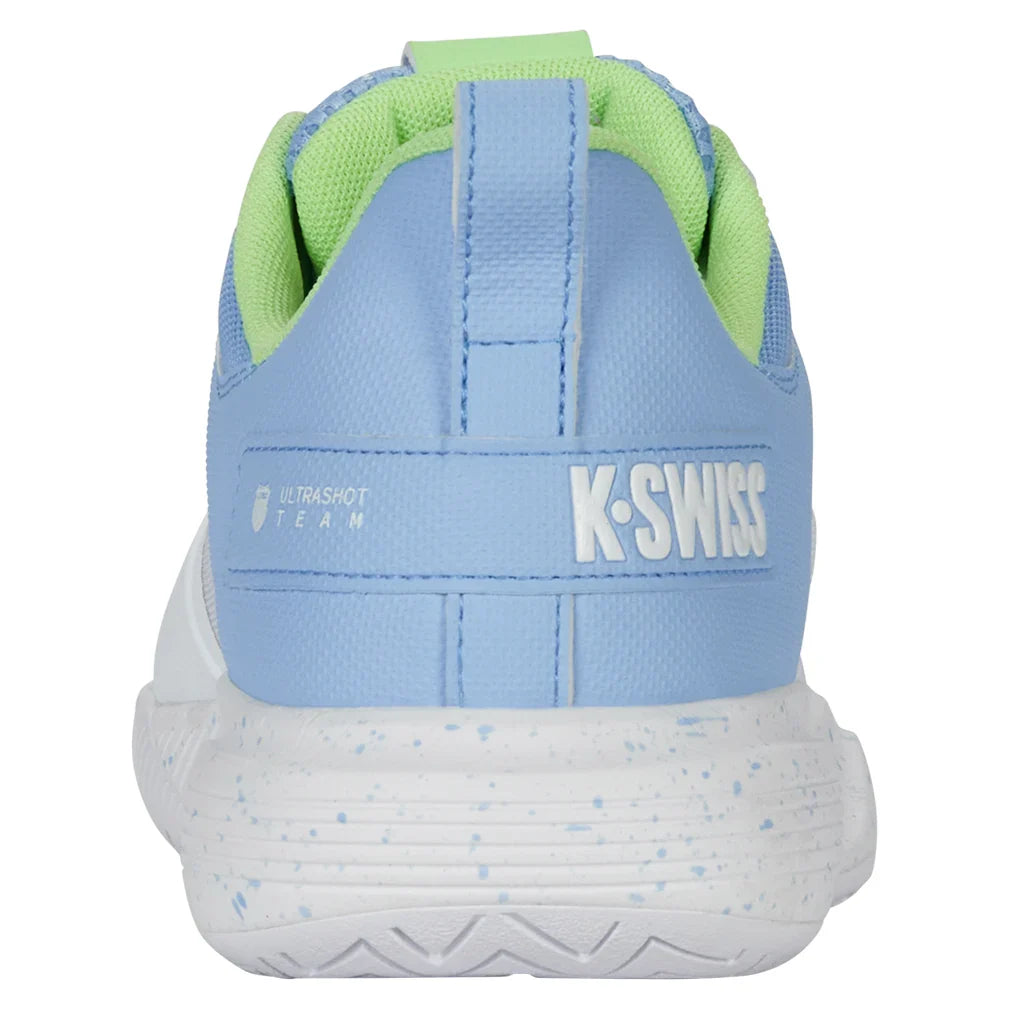 Women`s Ultrashot Team Tennis Shoes White and Dutch Canal Footwear K-Swiss