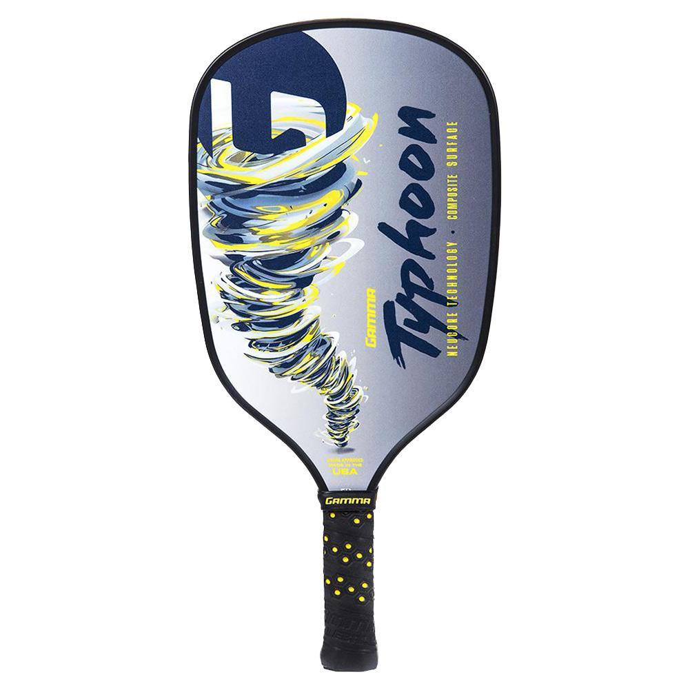Typhoon Composite Pickleball Paddle Navy and Gray Racquets Gamma