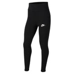 Girls' Sportswear Favorites High-Waisted Leggings Black and White Apparel Nike