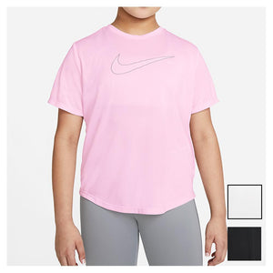 Girls' Dri-FIT One Short-Sleeve Top (Extended Size) Apparel Nike