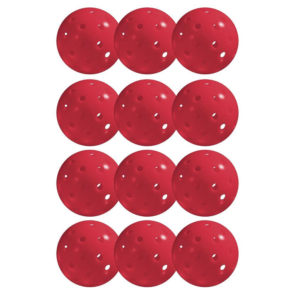 X-40 Outdoor Pickleballs 12 Pack Pink Balls Franklin Sports