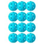 X-26 Indoor Pickleballs 12 Pack Blue Balls Franklin Sports