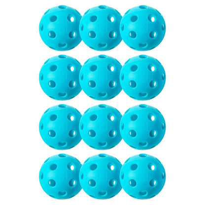 X-26 Indoor Pickleballs 12 Pack Blue Balls Franklin Sports