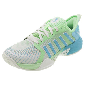 Women`s Pickleball Supreme Shoes Egret and Patina Green Footwear K-Swiss