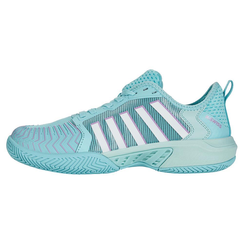 Women's Pickleball Supreme Shoes Angel Blue and Sheer Lilac Footwear K-Swiss