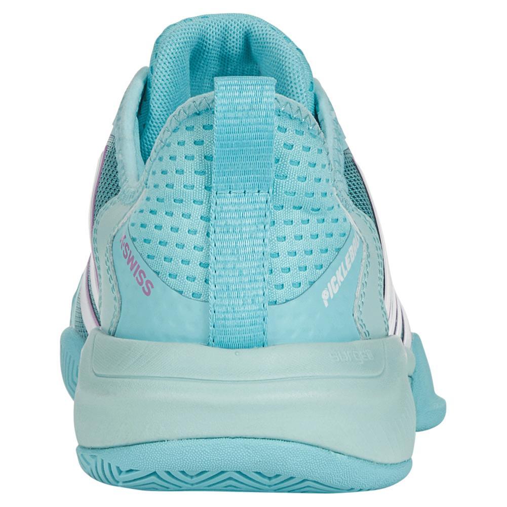 Women's Pickleball Supreme Shoes Angel Blue and Sheer Lilac Footwear K-Swiss