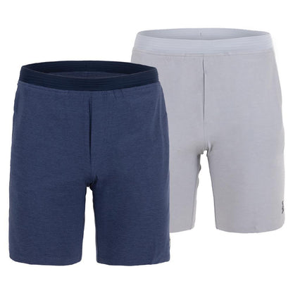 Men's 9 Inch Heather Drawstring Tennis Short Apparel Penguin