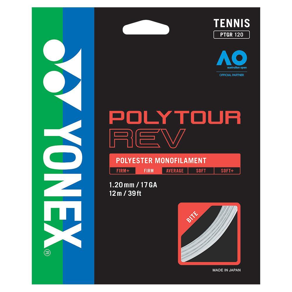 POLYTOUR REV Tennis String White Strings Yonex