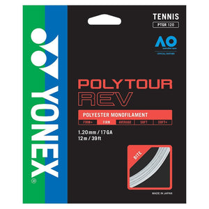 POLYTOUR REV Tennis String White Strings Yonex