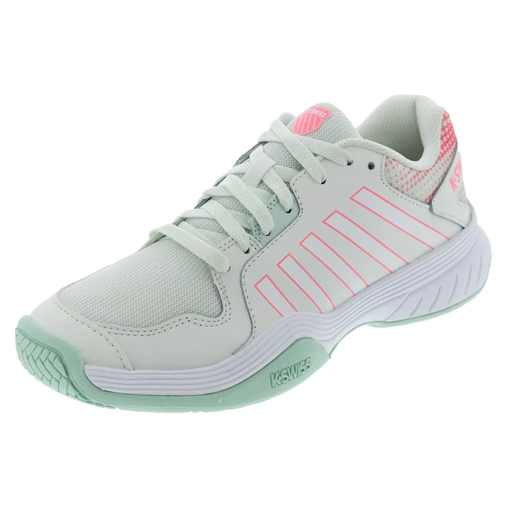 Women`s Court Express Pickleball Shoes Ice and White Footwear K-Swiss