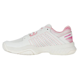 Women`s Court Express Pickleball Shoes Cloud Dancer and Blossom Footwear K-Swiss