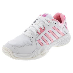 Women`s Court Express Pickleball Shoes Cloud Dancer and Blossom Footwear K-Swiss