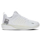 Women's Ultrashot 3 Grass Tennis Shoes White and Steel Gray Footwear K-Swiss
