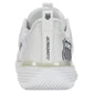 Women's Ultrashot 3 Grass Tennis Shoes White and Steel Gray Footwear K-Swiss