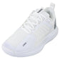 Women's Ultrashot 3 Grass Tennis Shoes White and Steel Gray Footwear K-Swiss
