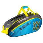 Tour Combi Tennis Bag Charcoal and Neon Blue Bags Volkl