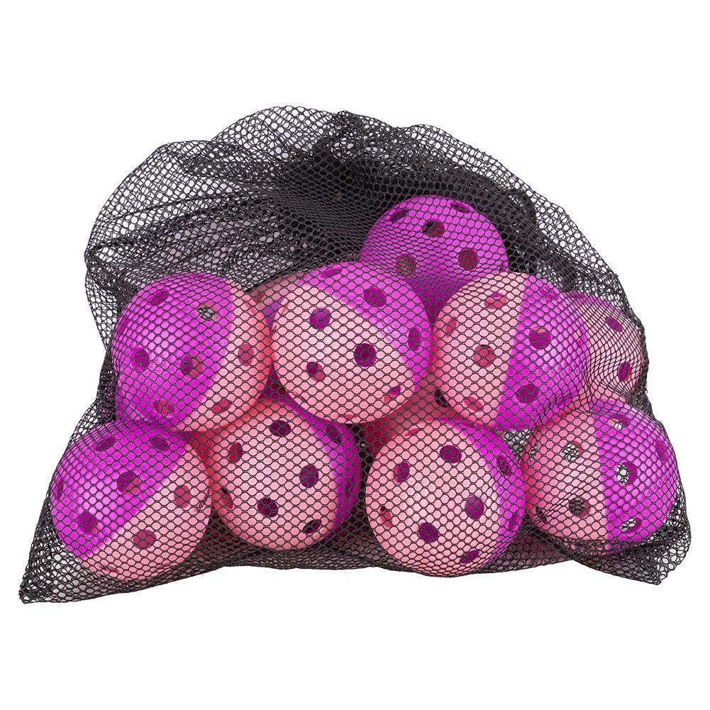 Indoor Pickleball Training Balls Dozen Purple and Pink Balls Gamma